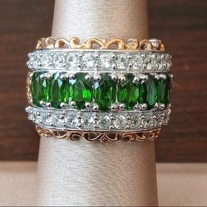 Genuine Russian Diopside Ring
